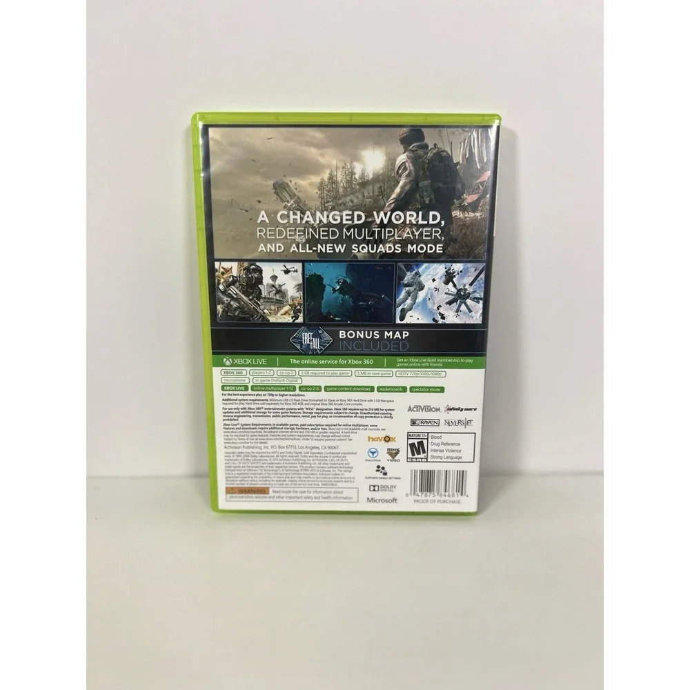 Call of Duty: Ghosts (2 Disc Set) Xbox 360 2013 Complete – Tested & Working‎
